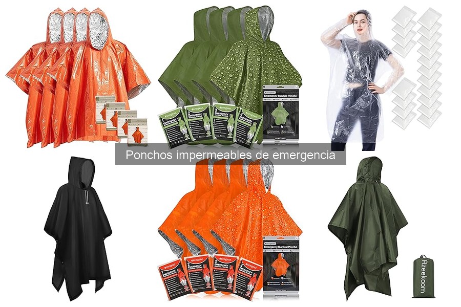 Errores comunes al usar ponchos impermeables de emergencia
