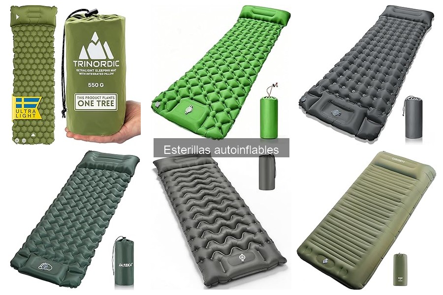 Esterillas autoinflables para camping en condiciones extremas