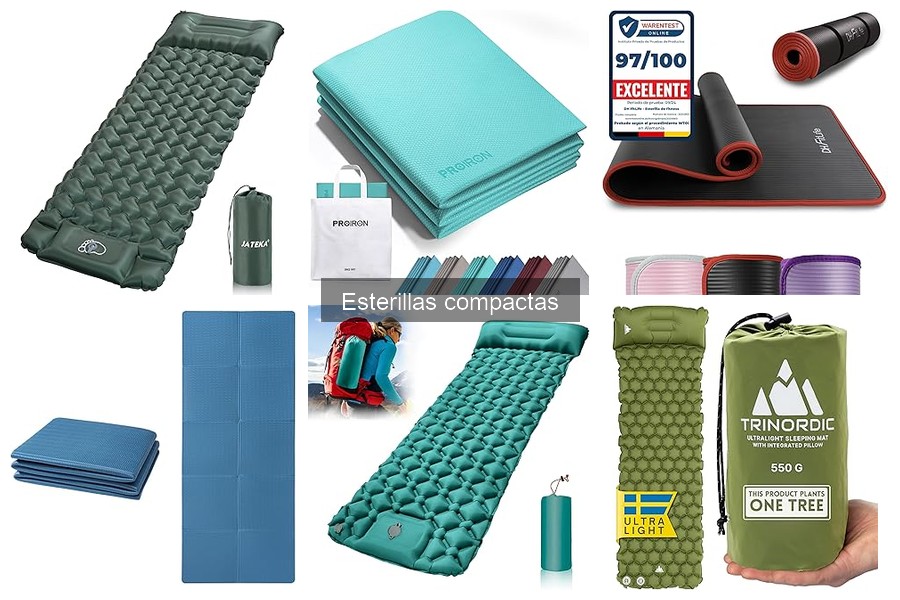 Esterillas compactas: Guía para actividades al aire libre