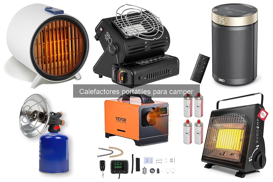 Experiencias de usuarios con calefactores portátiles para camper