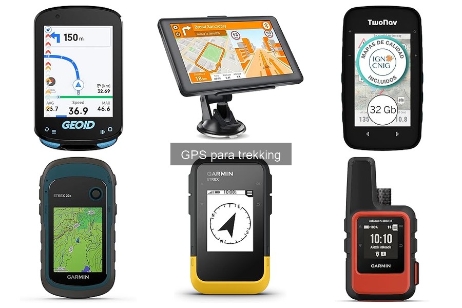 GPS de trekking: características que destacan en el mercado