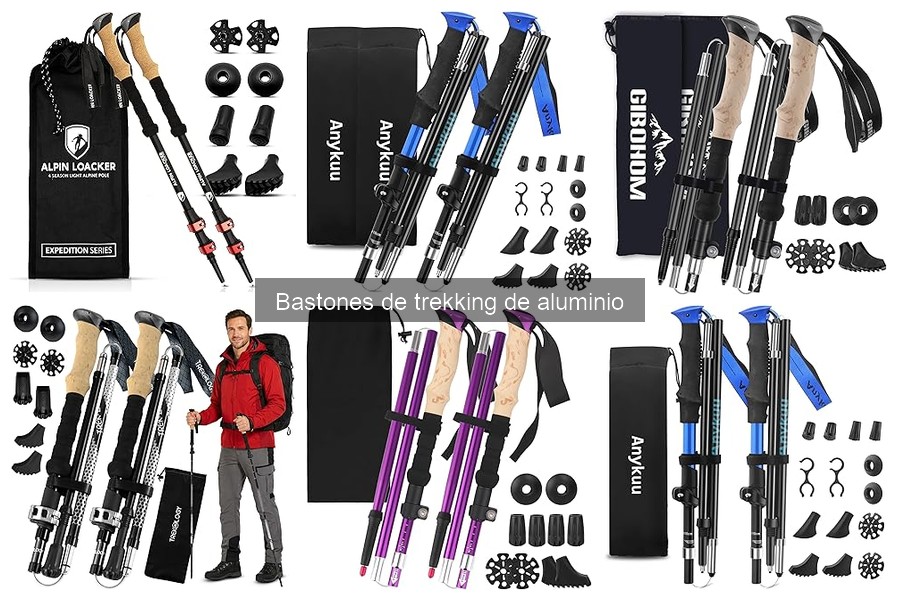 Guía de compra de bastones de trekking de aluminio