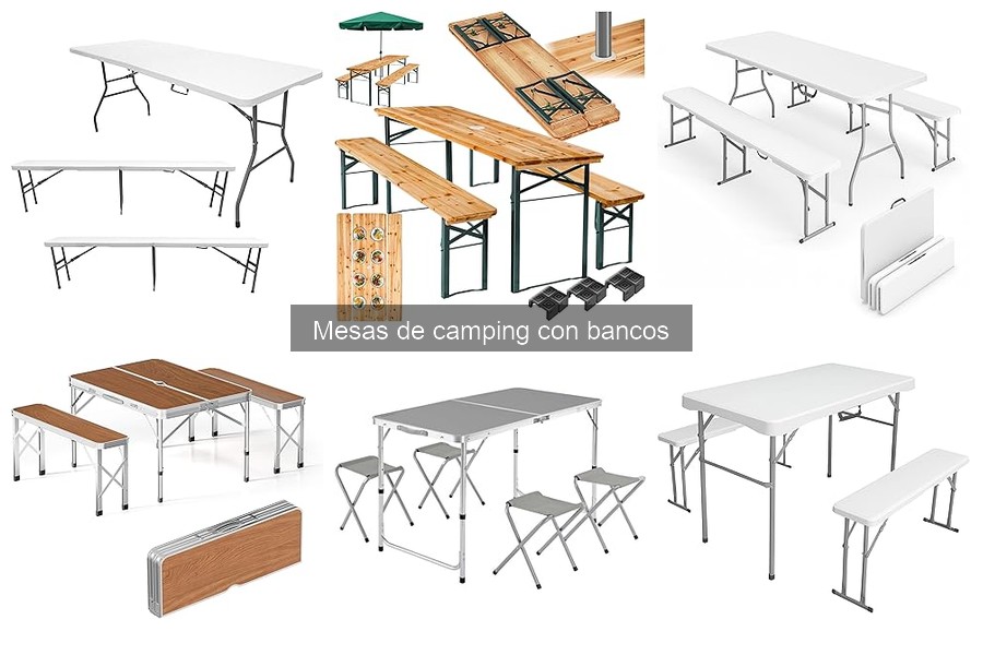 Guía de compra de mesas de camping con bancos