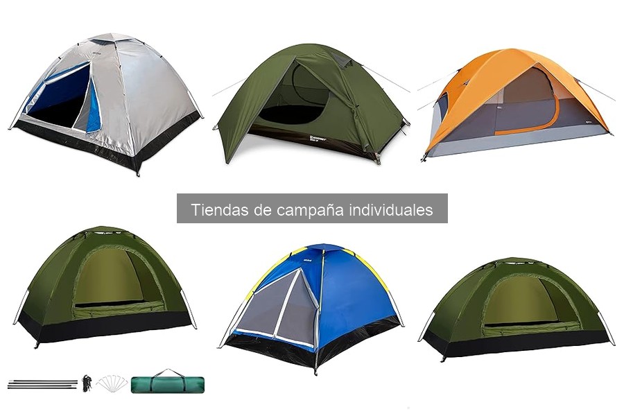 Guía de instalación de tiendas de campaña individuales