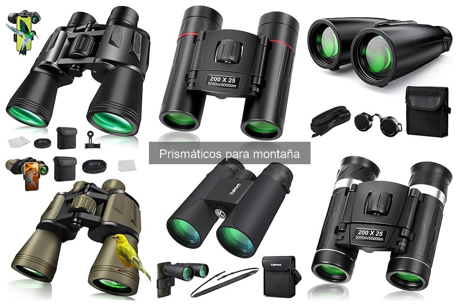 Guía para elegir los mejores prismáticos para montaña
