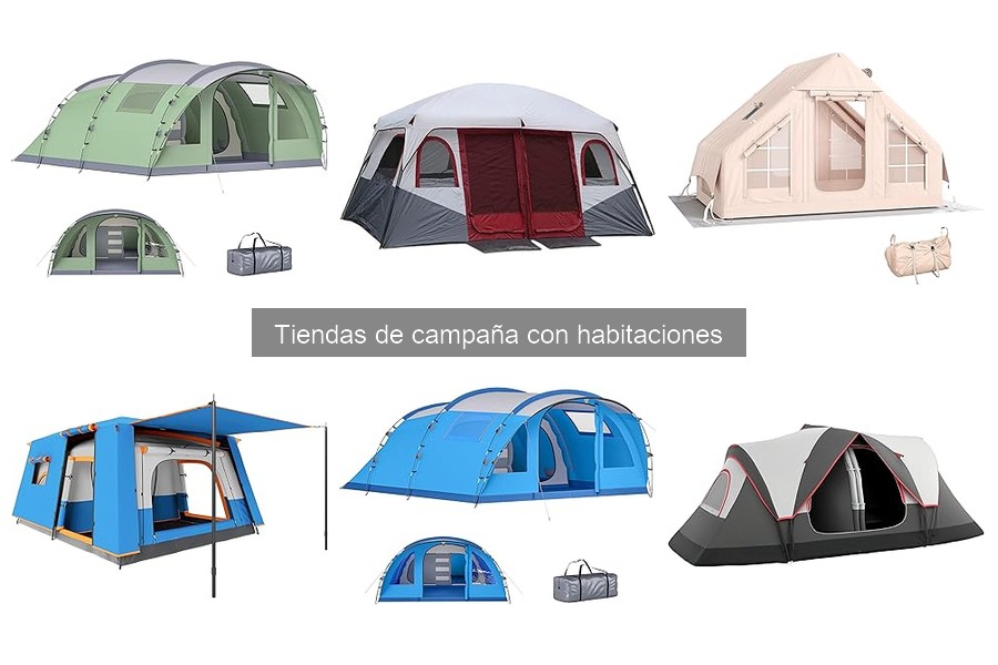 Guía práctica para instalar una tienda de campaña con habitaciones