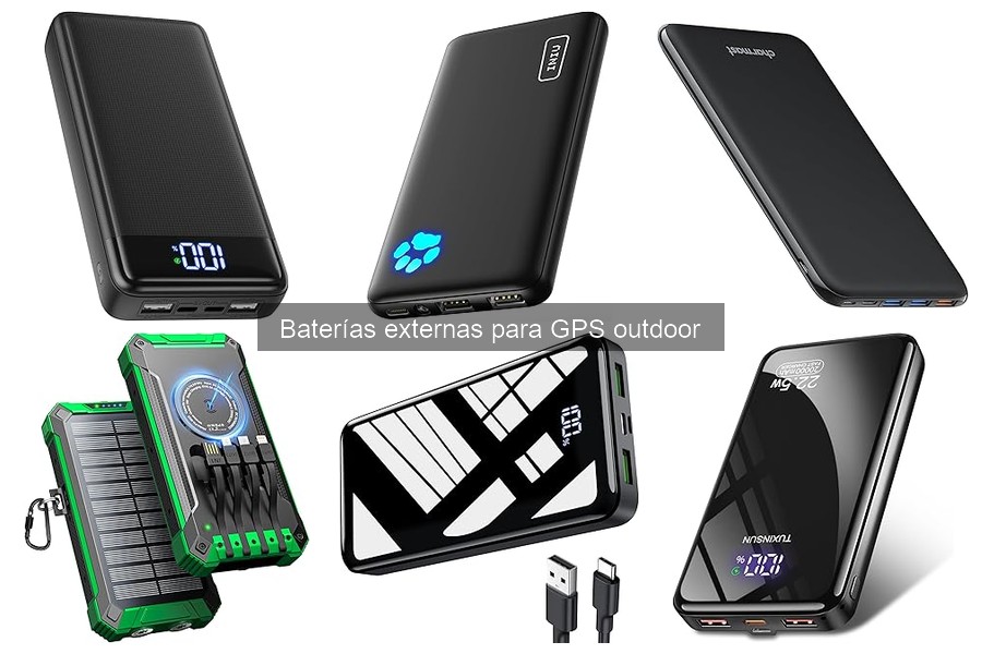 Impacto del uso prolongado en baterías externas para GPS outdoor