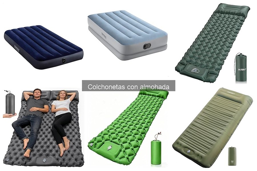 Instrucciones para Inflar y Desinflar Colchonetas con Almohada
