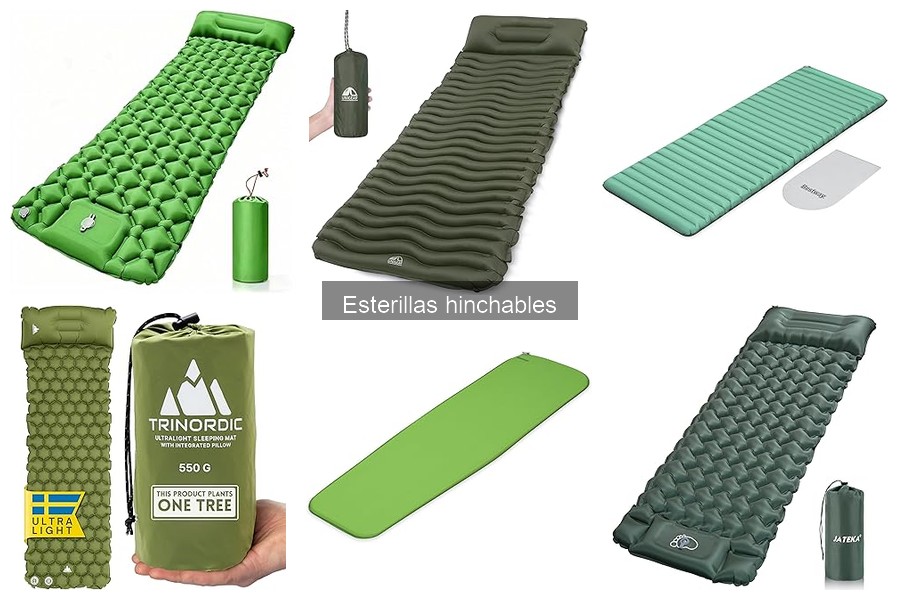 Las mejores esterillas hinchables para senderismo largo