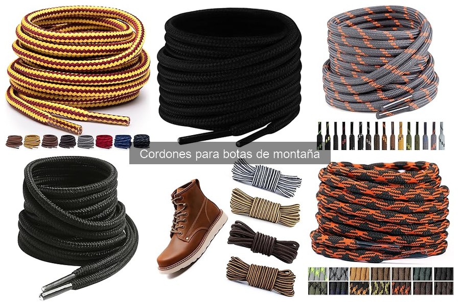 Las mejores marcas de cordones para botas de montaña