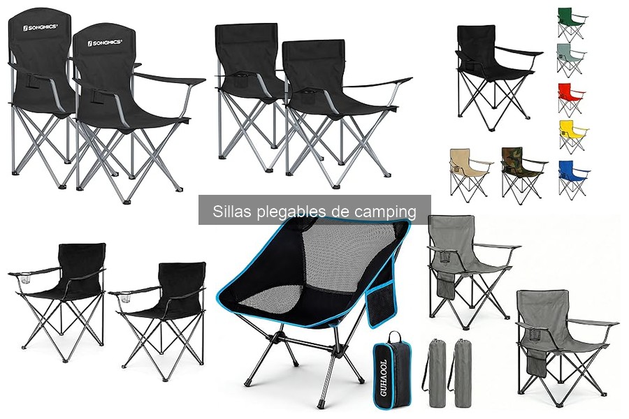 Las mejores sillas plegables de camping para espacios pequeños