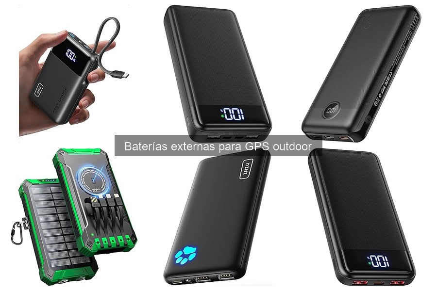 Mantenimiento de Baterías Externas para GPS Outdoor