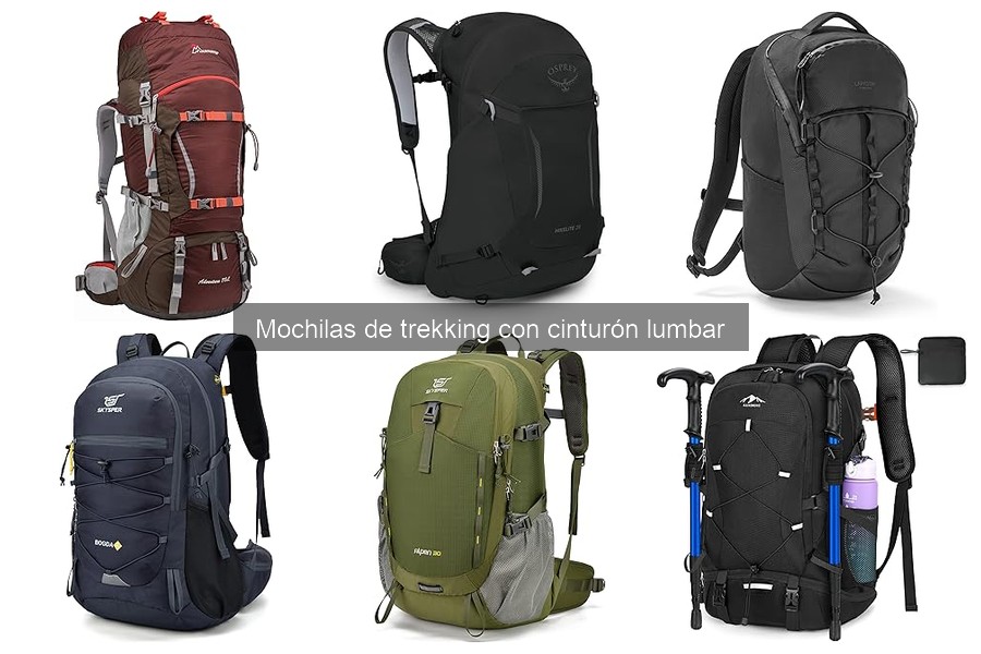 Mantenimiento de mochilas de trekking con cinturón lumbar