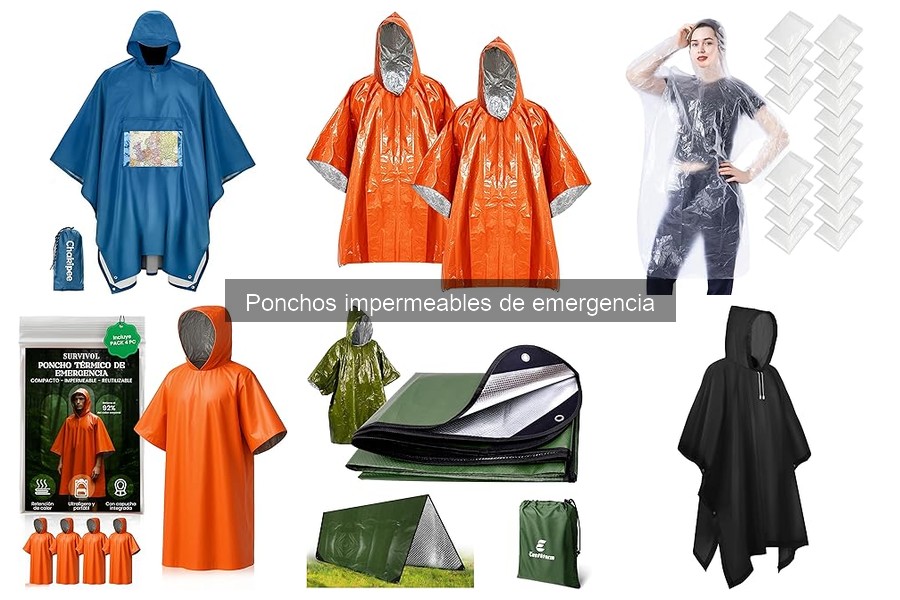 Mantenimiento de Ponchos Impermeables de Emergencia