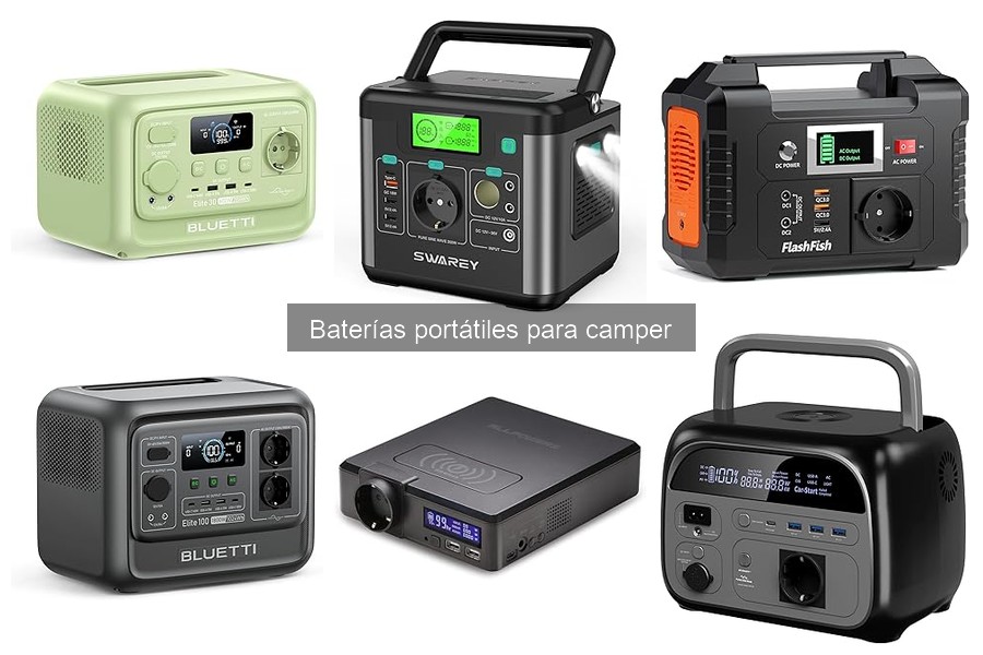 Mantenimiento eficaz de baterías portátiles para campers