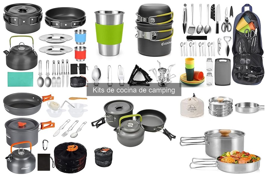 Mantenimiento y limpieza de kits de cocina de camping