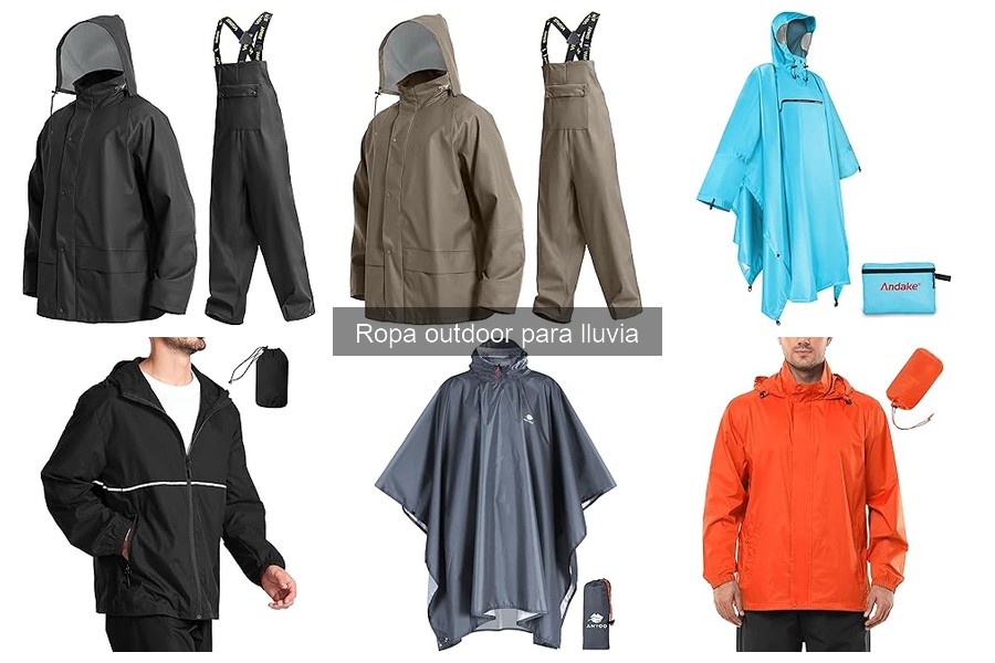 Materiales efectivos para ropa impermeable de lluvia
