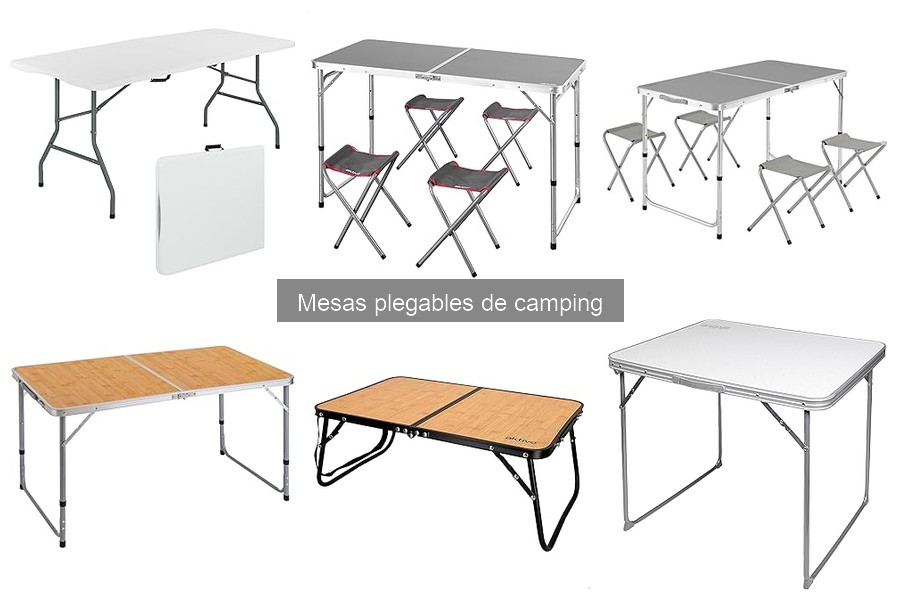 Maximiza el espacio en tu mesa plegable de camping