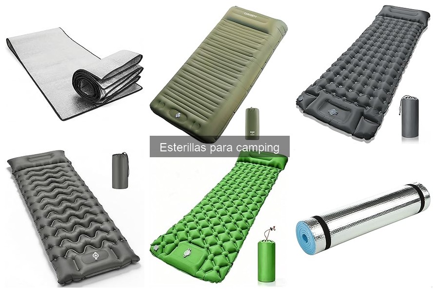 Mejor esterilla para dormir en camping en climas fríos