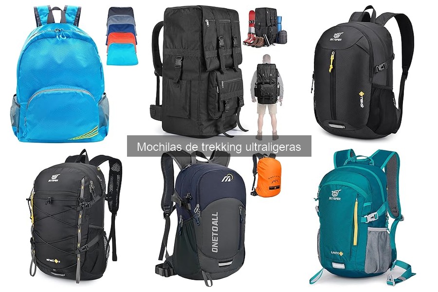 Mejor tamaño de mochila de trekking ultraligera según duración
