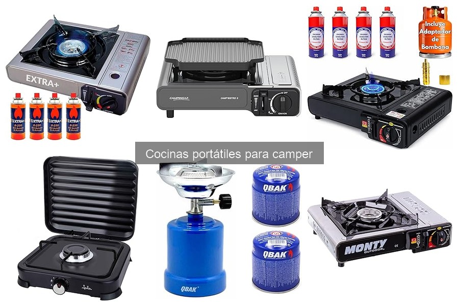 Mejores accesorios para cocinas portátiles en campers