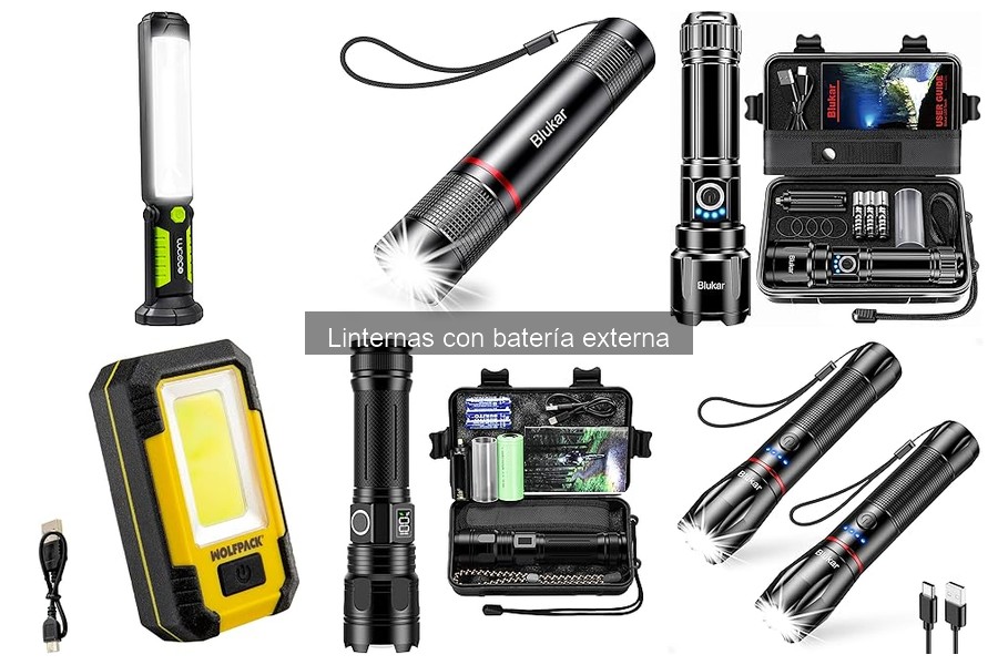 Mejores accesorios para linternas con batería externa