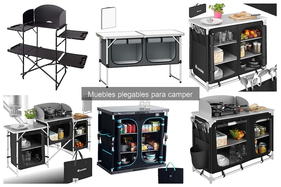 Mejores accesorios para muebles plegables en campers