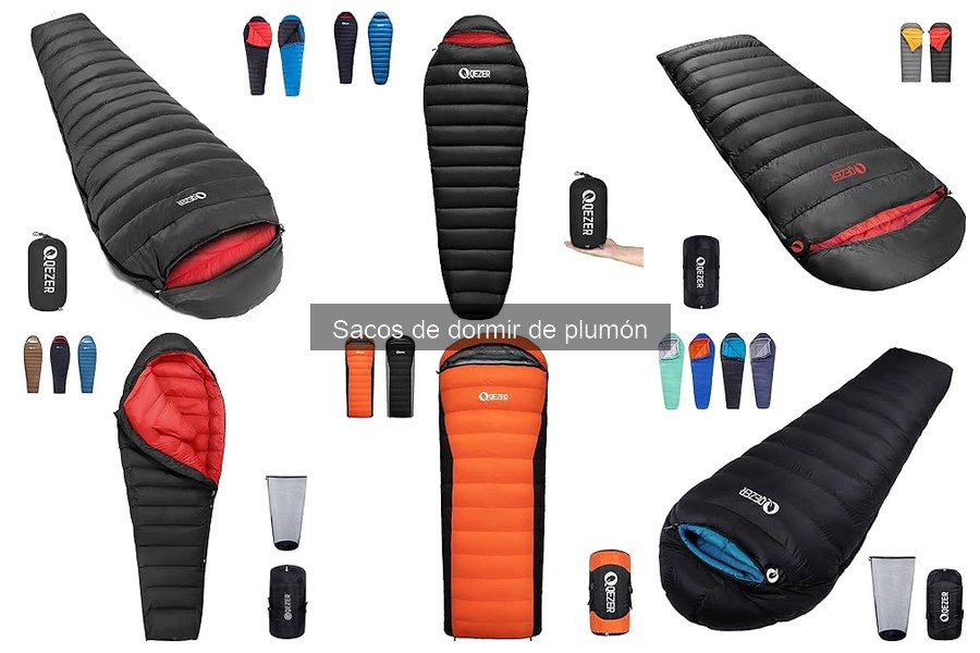 Mejores accesorios para sacos de dormir de plumón