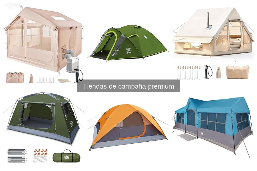 Mejores accesorios para tiendas de campaña premium