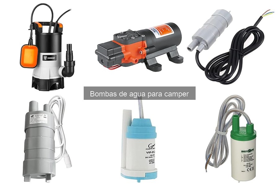 Mejores bombas de agua para camper en 2023: comparativa