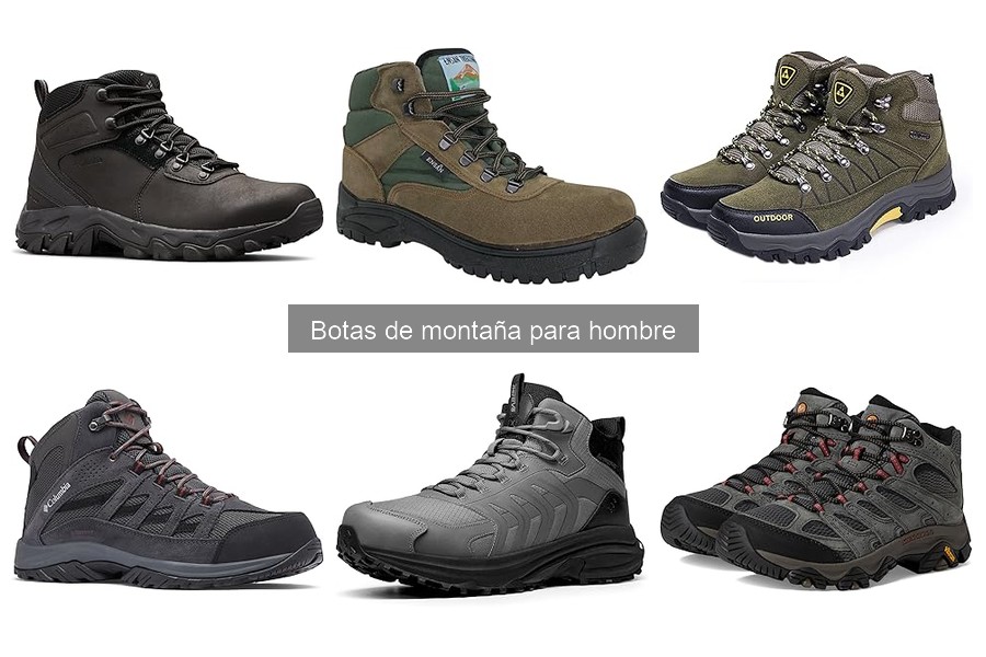 Mejores botas de montaña para hombre según tipo de terreno