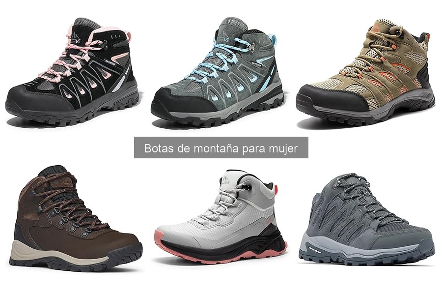 Mejores botas de montaña para mujer en 2023: comparativa