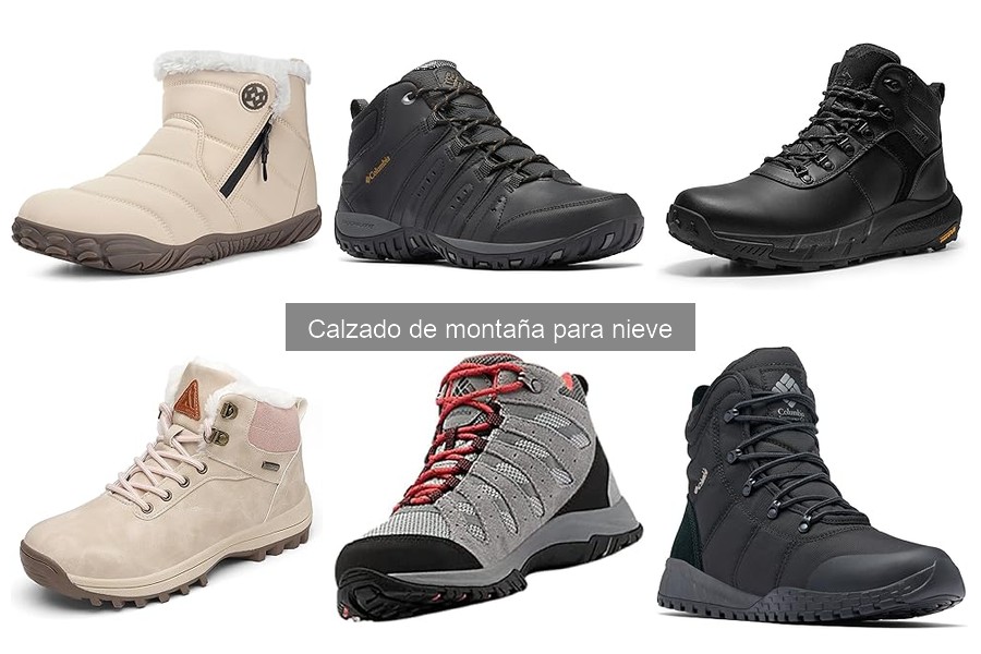 Mejores botas de montaña para nieve según actividad