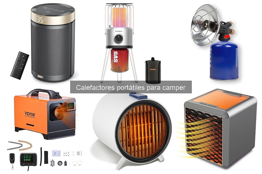 Mejores calefactores portátiles para camper: comparativa 2023