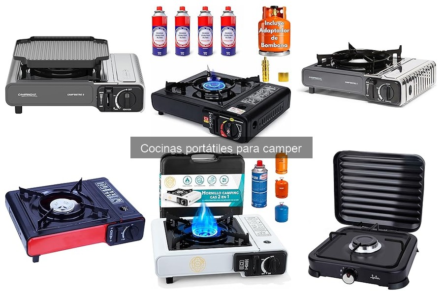 Mejores cocinas portátiles para camper en 2023: Comparativa