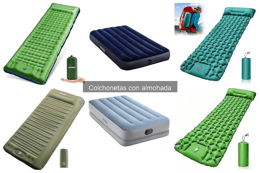 Mejores colchonetas con almohada para acampar en 2023