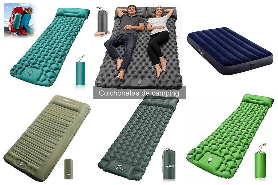 Mejores colchonetas de camping para dormir cómodamente