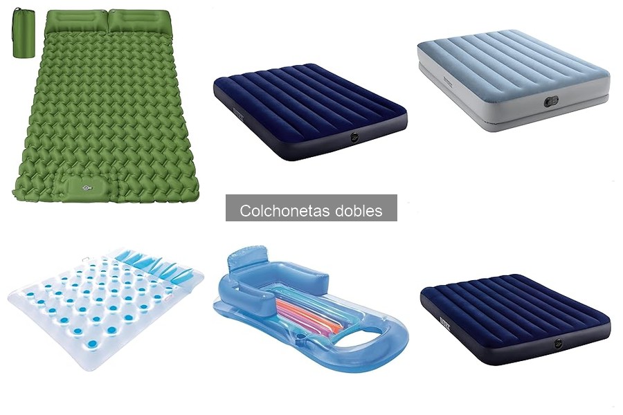 Mejores colchonetas dobles para parejas en camping