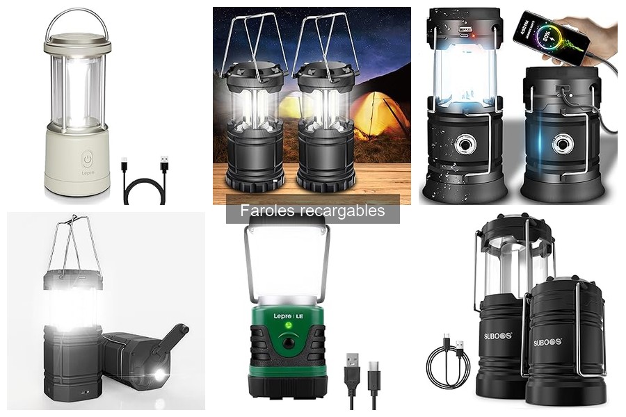 Mejores faroles recargables para acampar en 2023