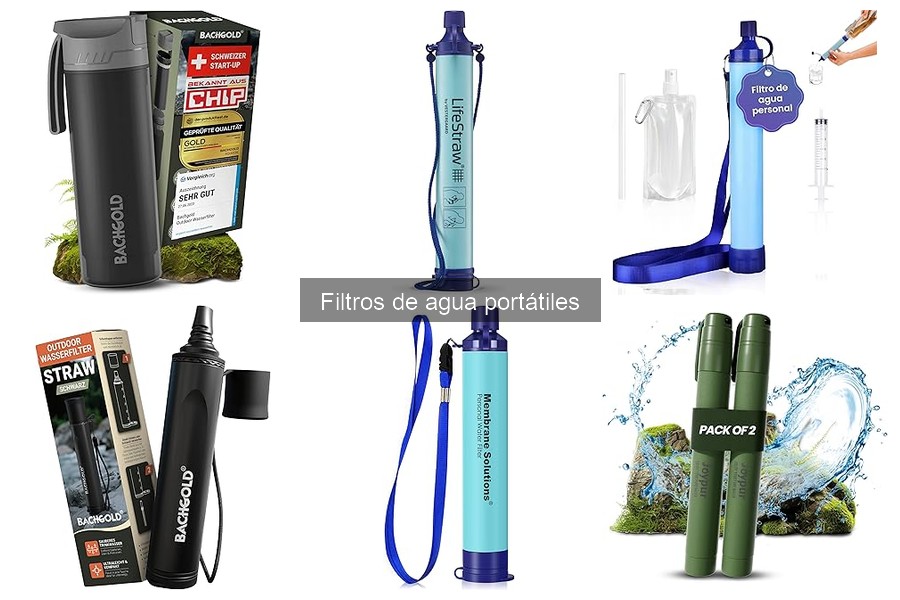 Mejores filtros de agua portátiles para camping en 2023