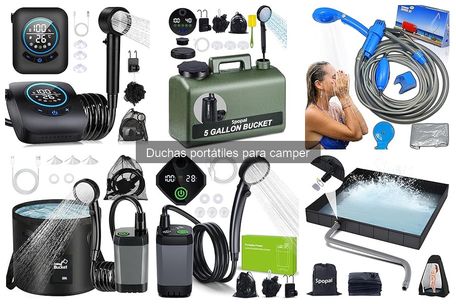 Mejores lugares para comprar duchas portátiles para camper