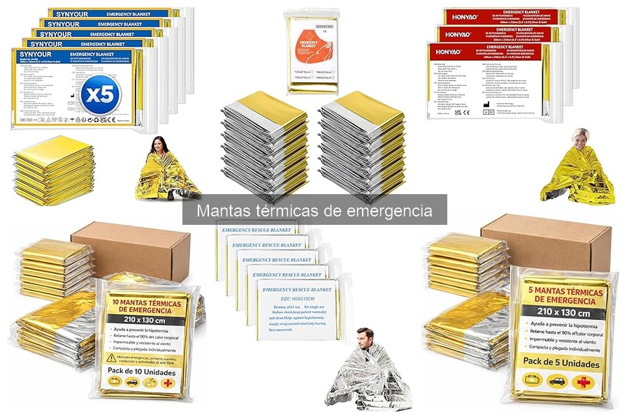 Mejores mantas térmicas de emergencia para senderismo