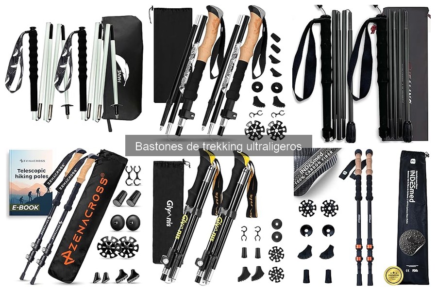 Mejores marcas de bastones de trekking ultraligeros 2023