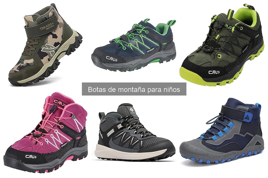 Mejores marcas de botas de montaña para niños en 2023