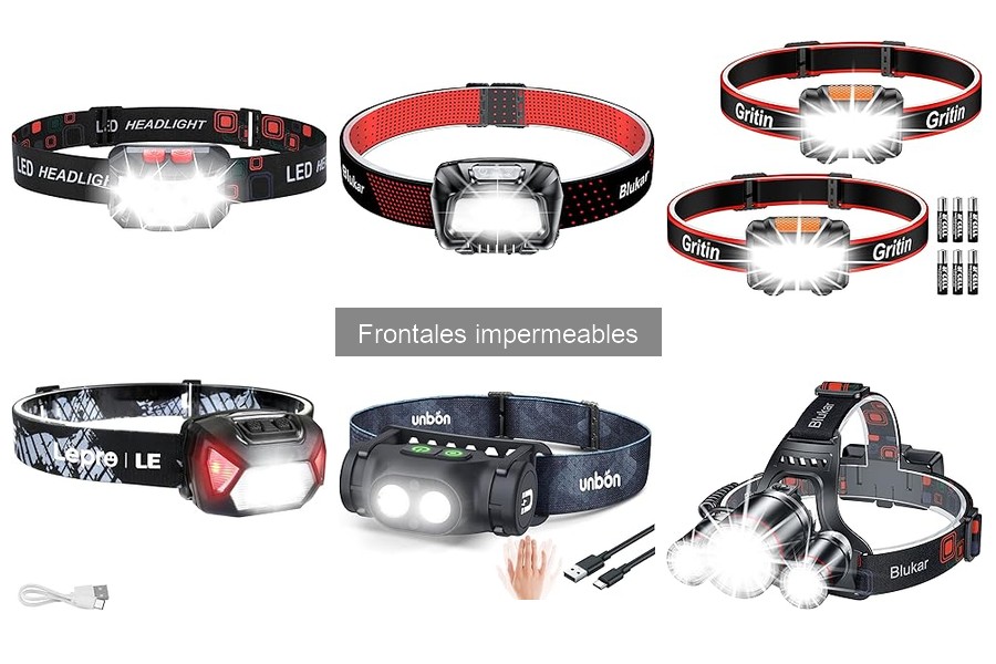 Mejores marcas de frontales impermeables para outdoor
