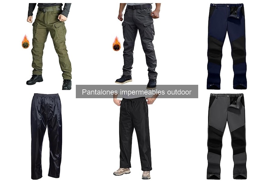 Mejores marcas de pantalones impermeables outdoor comparativa