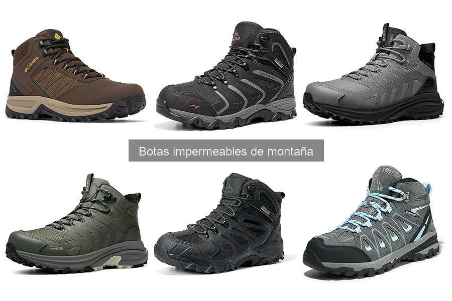 Mejores materiales para botas impermeables de montaña