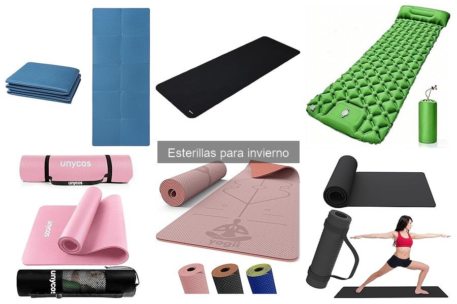 Mejores materiales para esterillas de invierno: guía completa