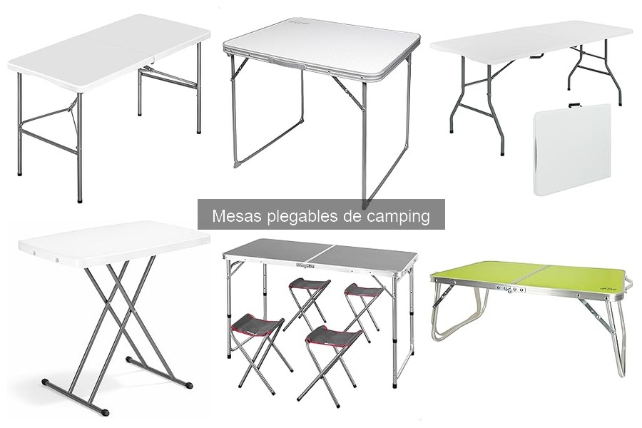 Mejores materiales para mesas plegables de camping