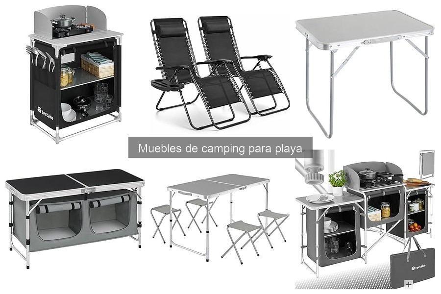 Mejores mesas de camping para playa según usuarios